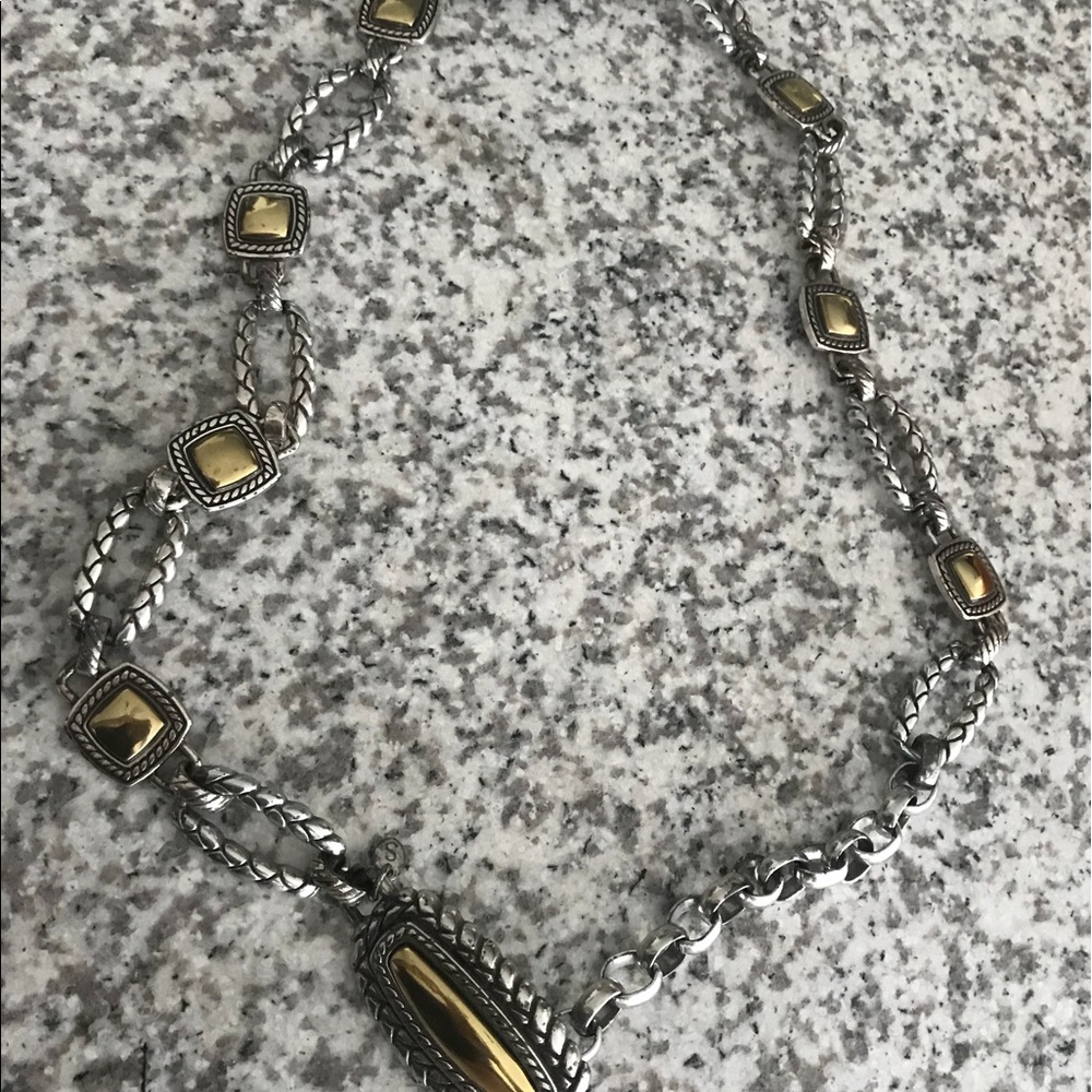 Vintage Brighton Gold & Silver Link Belt